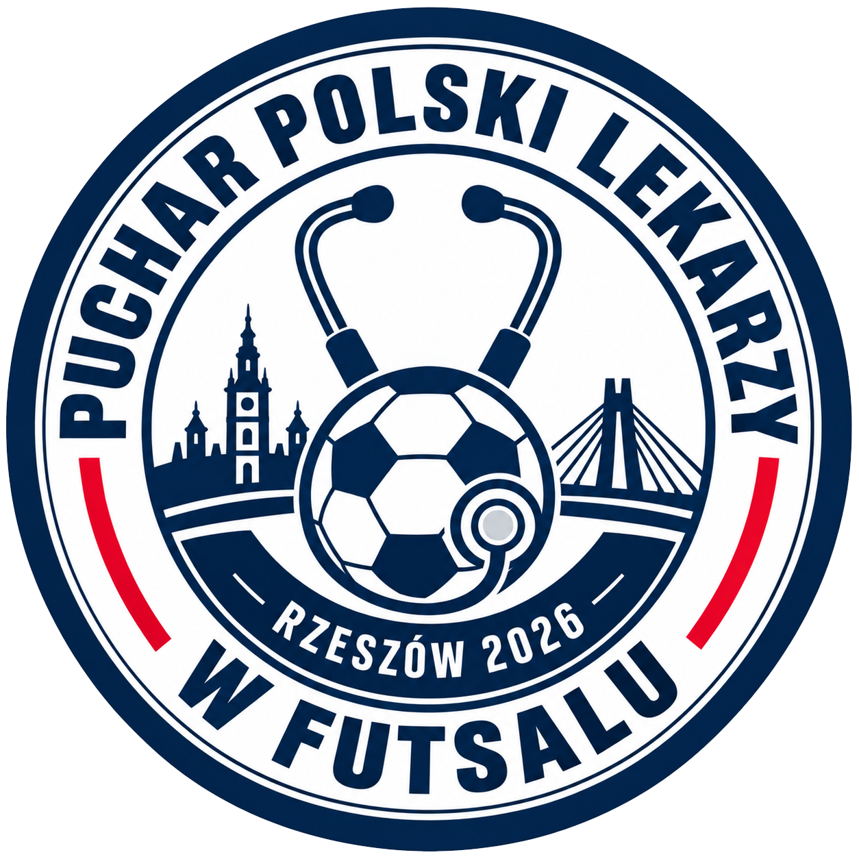 Logo Pucharu Polski Lekarzy w Futsalu